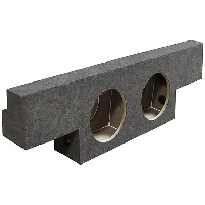 Empty Woofer Enclosure Qpower Dual 12&quot; &#039;T&#039; Shape