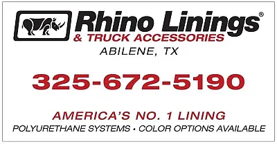 BRANDIT TOOL 4452 Toolbox Labels For Rhino Lining Of