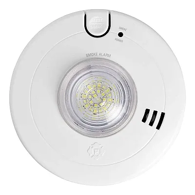 BRK First Alert SM110LED-AC Hardwired Smoke Alarm with LED Strobe Light 1046726