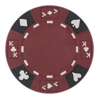 Ace King Suited 14 Gram Poker Chips (25 Pack) BRY000273U
