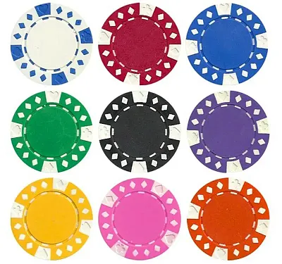 Diamond Suited 12.5 Gram Poker Chip Sample BRY000741U