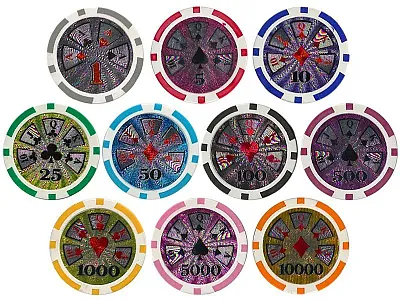 Hi Roller 14 Gram Poker Chip Sample BRY000879U