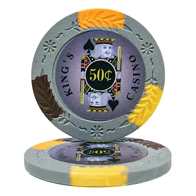 King's Casino 14 gram Pro Clay (25 Pack) BRY000882U