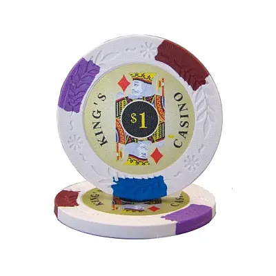 King's Casino 14 gram Pro Clay (25 Pack) BRY000883U