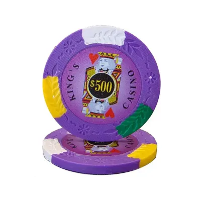 King's Casino 14 gram Pro Clay (25 Pack) BRY000891U