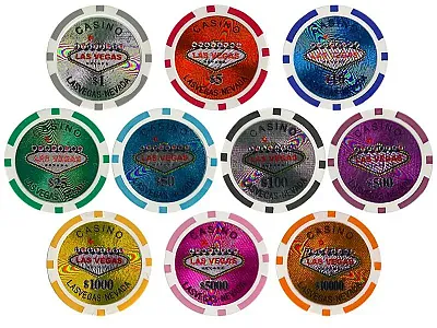 Las Vegas 14 Gram Poker Chip Sample BRY000968U