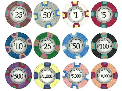 Milano 10 Gram Poker Chip Sample BRY001048U