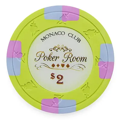 Clay Monaco Club 13.5g Poker Chip (25 Pack) BRY001068U