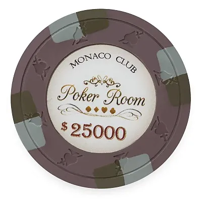 Clay Monaco Club 13.5g Poker Chip (25 Pack) BRY001070U