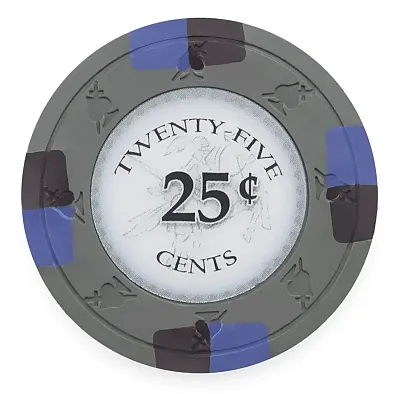 Clay Poker Knights 13.5g Poker Chip (25 Pack) BRY001261U