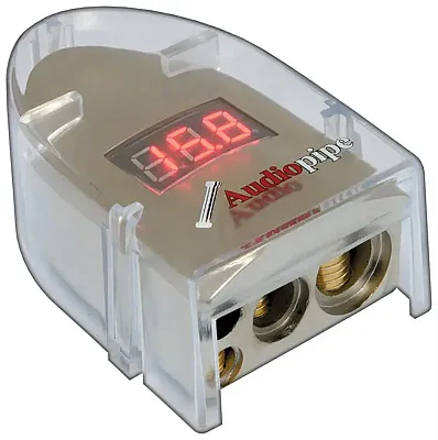 Battery Terminal Audiopipe With Digital Display