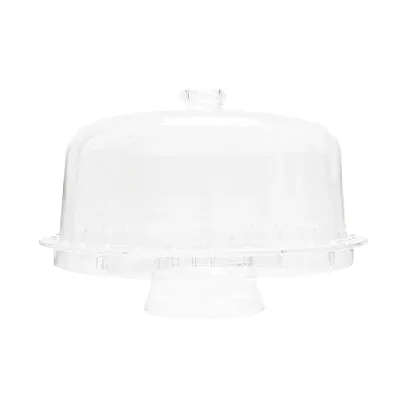 Better Houseware 885 Convertible 3-Piece Clear-Acrylic Cake Cover Set