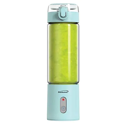 Brentwood Rjb-100Bl 17-Oz. 50-Watt Portable Battery-Operated Usb-Chargeable Glas