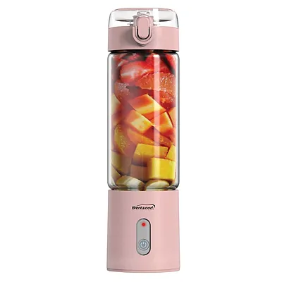 Brentwood Rjb-100Pk 17-Oz. 50-Watt Portable Battery-Operated Usb-Chargeable Glas