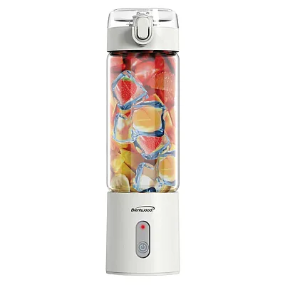 Brentwood Rjb-100W 17-Oz. 50-Watt Portable Battery-Operated Usb-Chargeable Glass
