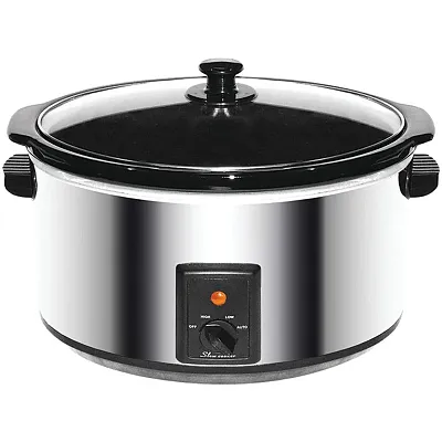 Brentwood Sc-170S 8-Qt. 360-Watt Stainless Steel Slow Cooker