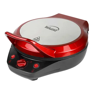 Brentwood Ts-124R Ts-124R 12-In. 1,200-Watt Nonstick Pizza Maker And Grill With