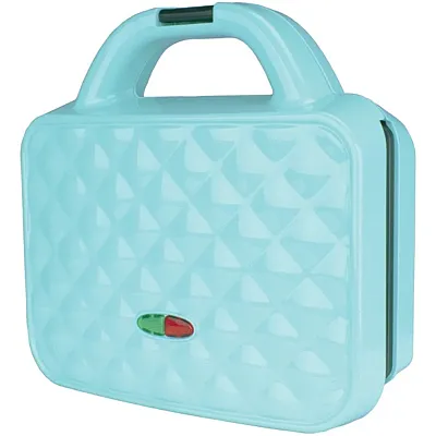 Brentwood Ts-239Bl Couture Purse Nonstick Dual Waffle Maker (Blue)