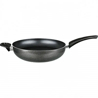 Brentwood Wok Aluminum Non-Stick 12&quot; Gray