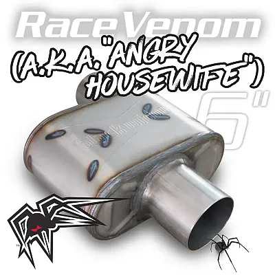 BLACK WIDOW BWAHW25P Race Venom 6&#039; - 2.5&#039; Offset/Center