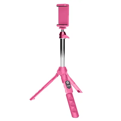 Bower Bb-Mulpink 6-In-1 Multipod And Selfie Stick With Bluetooth Remote For Smar