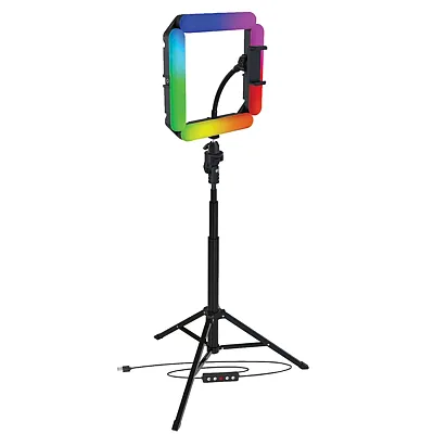 Bower Wa-Mod4Rgb Rgb Quad Modular Light Kit With Tripod