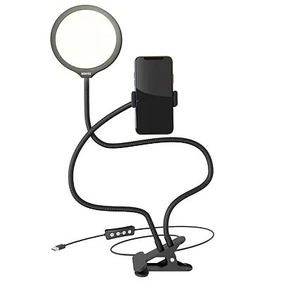 Bower Wa-Rgb6Flx 6-In. Dual-Arm Flexible-Panel Led Ring Light With Integrated Me