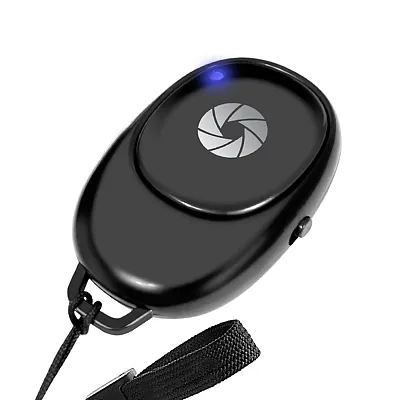 Bower Wa-Rmts Wireless Remote Shutter For Smartphones With Carrying Pouch, Black