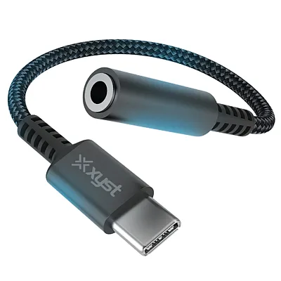 Xyst Xys-Adpac Usb-C To 3.5-Mm Headphone Jack Adapter With Mic Support