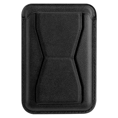 Xyst Xys-Ch120Bk 3-In-1 Phone Wallet With Adhesive Card Holder, Stand, And Grip
