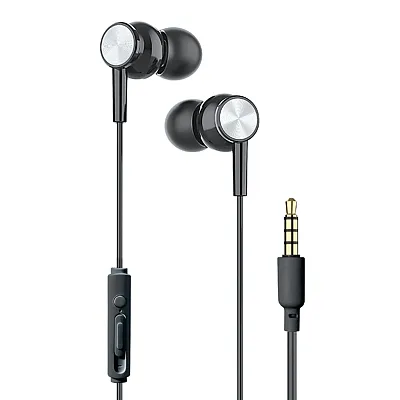 Xyst Xys-E3512Bk In-Ear Earbuds With Microphone, Xys-E3512 (Black)