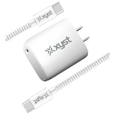 Xyst Xys-Kitwctc6W 20-Watt Single-Port Usb-C Power Delivery Wall Charging Kit Wi