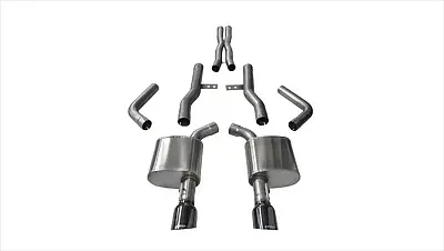 CORSA EXHST 14996BLK Cat-Back Exhaust Black