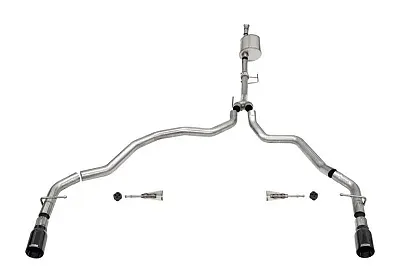 CORSA EXHST 21167BLK Sport Dual Rear
