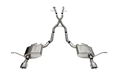 CORSA EXHST 21187 2.5In Cat-Back Single 4.5 In Tips