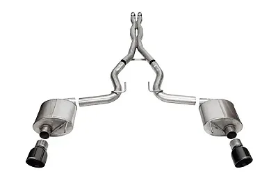 CORSA EXHST 21254BLK 3.0&#039; Dual Rear Exit Sport Cat-Back