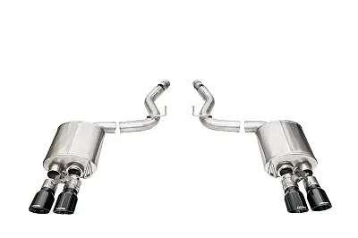 CORSA EXHST 21261BLK 3.0&#039; Dual Rear Exit Axle-Back With