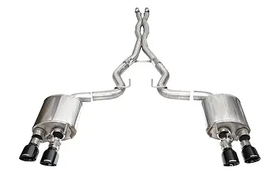 CORSA EXHST 21265BLK Rear Wheel Drive