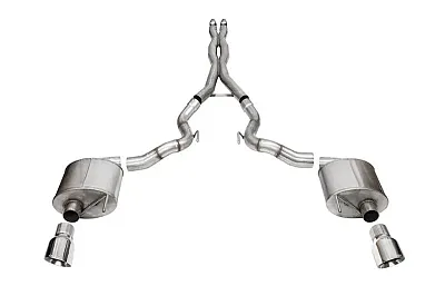 CORSA EXHST 21274 3.0&#039; Dual Rear Exit Xtreme Cat-Back