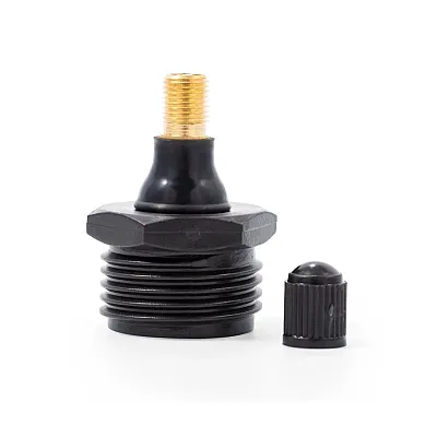 CAMCO 36133 Blow Out Plug Plastic W/ Valve Blk