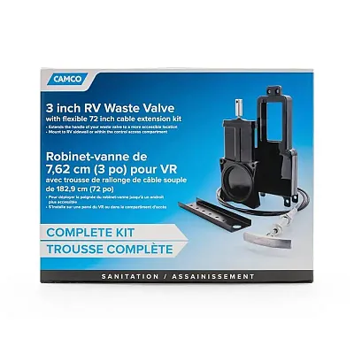 CAMCO 39519 Sewer - Flexible Cable Kit 72&#039; Wi