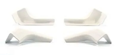 CAMCO 42462 Gutter Sp W/L White 4Pk