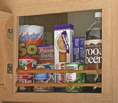 CAMCO 43833 Cupboard Bars Oak 3/Pack