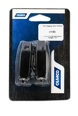 CAMCO 44160 Baggage Door Catches 2/Pack Black