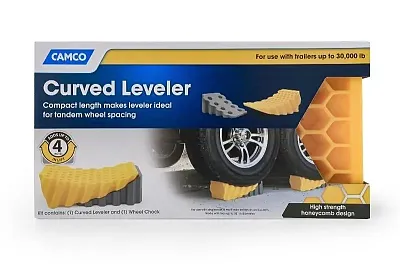 CAMCO 44423 Curved Leveler And Wheel Chock