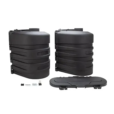 CAMCO 50512 Propane Tank Cover Double 30Lb Bl
