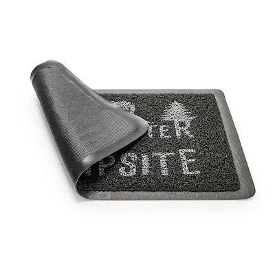 CAMCO 53200 Libatc Scrub Rug Grey/White Smal