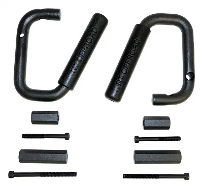 CROWN AUTO RT27049 Grab Handle Set Blk Steel Hndl Set