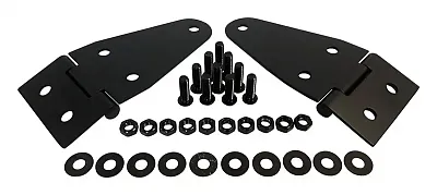 CROWN AUTO RT34095 Hood Hinge Set Black Ss