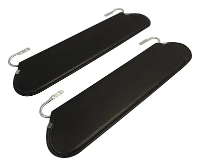 CROWN AUTO RT54001 Sun Visor Set Pr.-Black